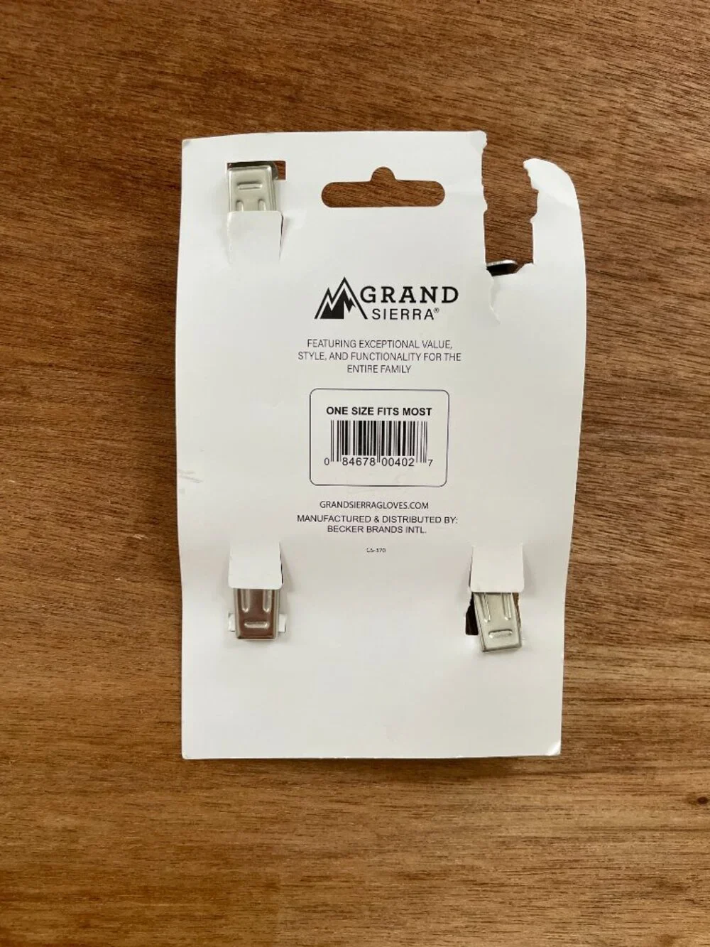 Grand Sierra Glove and Mitten Clips, purple